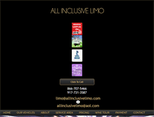 Tablet Screenshot of allinclusivelimo.com